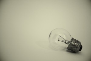 Deflated lightbulb
