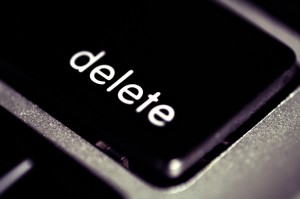 Delete button