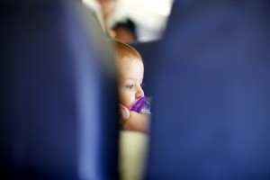 Baby on a plane