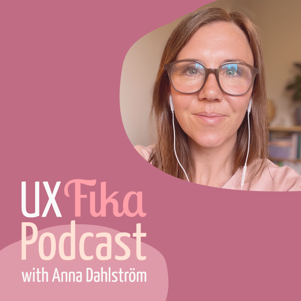 Cover for the UX Fika podcast